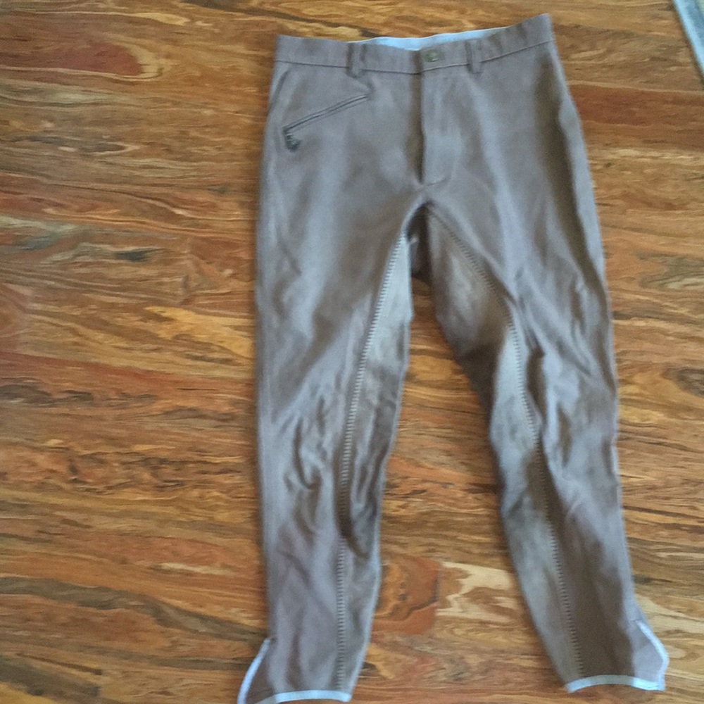 Kentucky Full seat breeches. Taupe 30R EUC